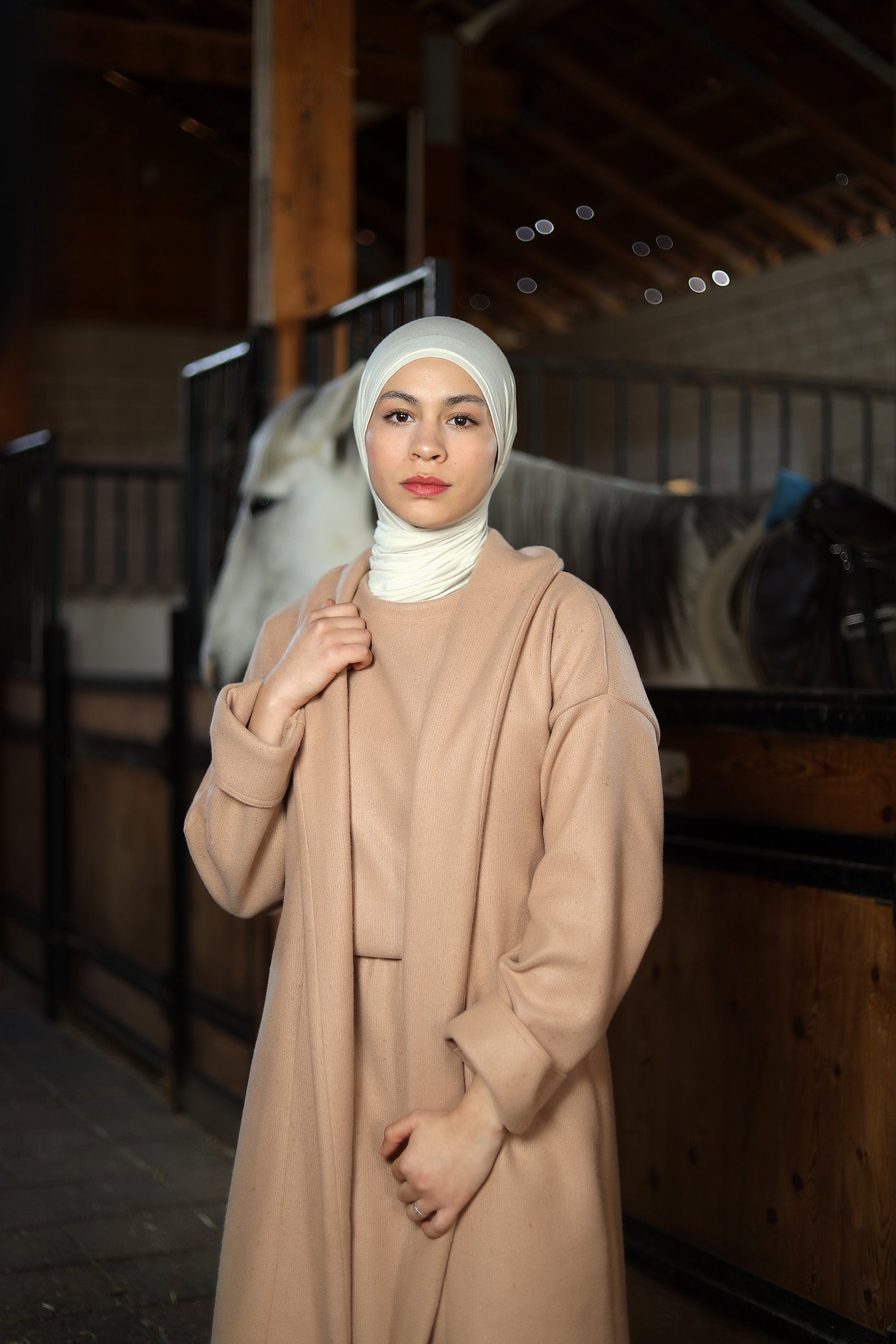 Jupe demi cloche en laine